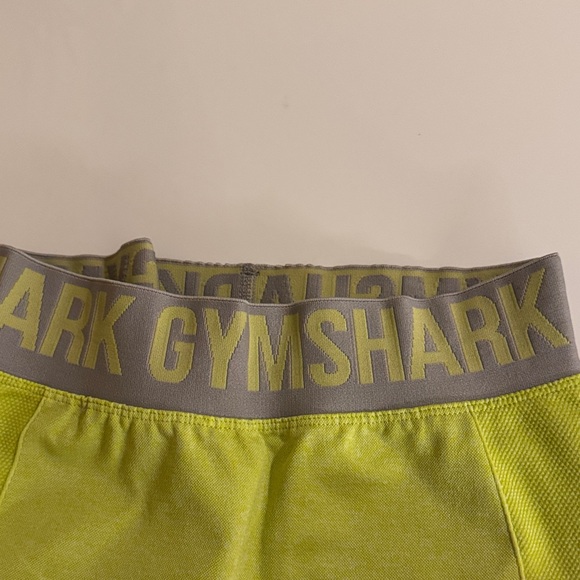 Gymshark Lime Green Athletic Shorts - Picture 3 of 4